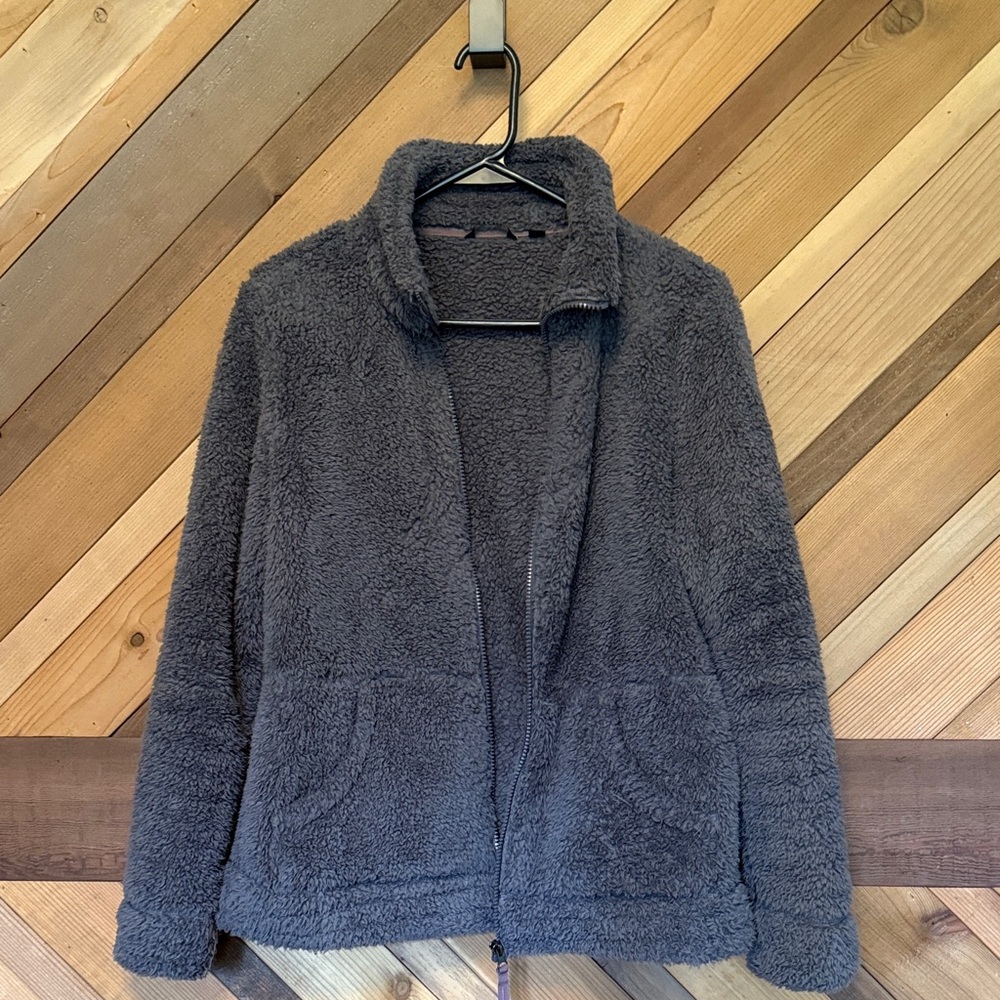 Charcoal Teddy Jacket for Women